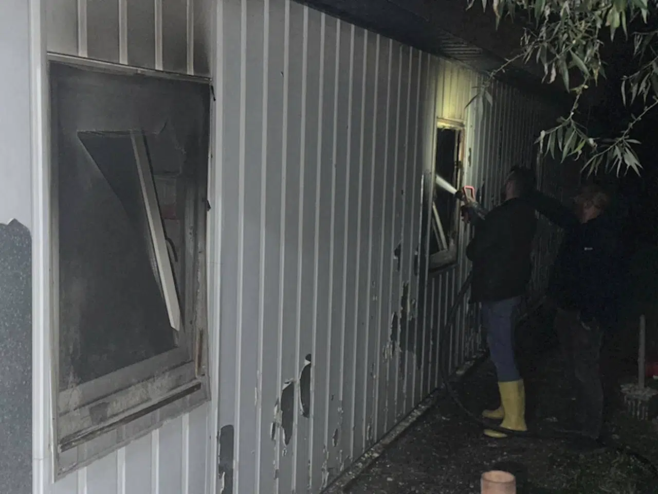 Bingöl'de işçilerin kaldığı konteynerde yangın: 1 ölü