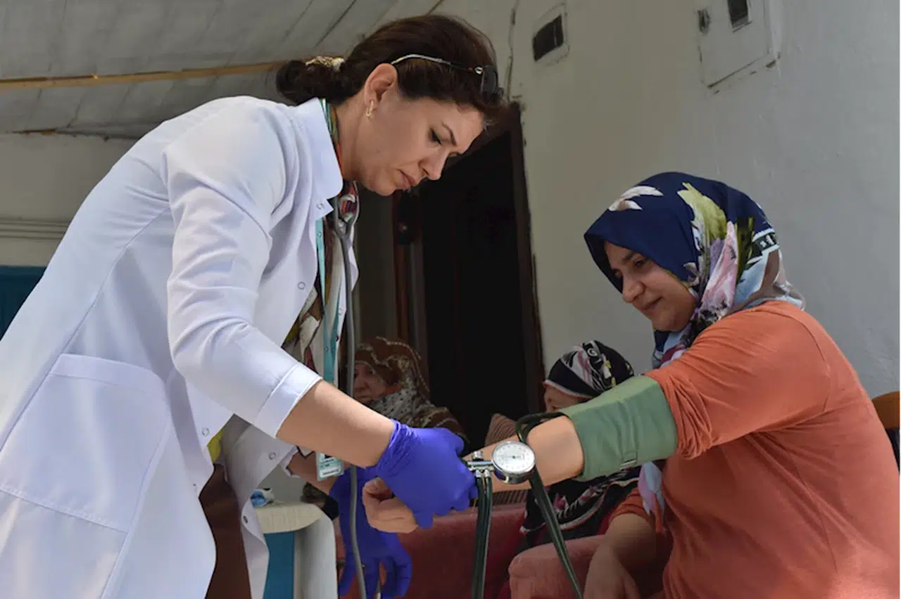Gümüşhane'de mobil sağlık ekipleri hizmet veriyor
