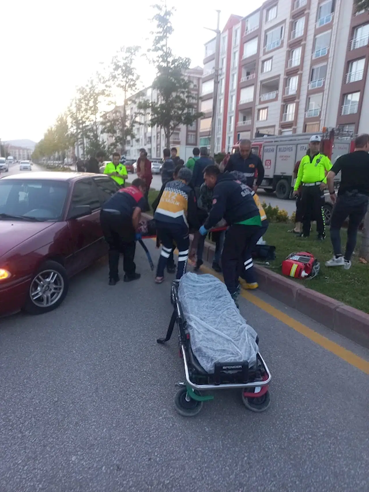 Kırşehir'de otomobilin çarptığı yaya öldü