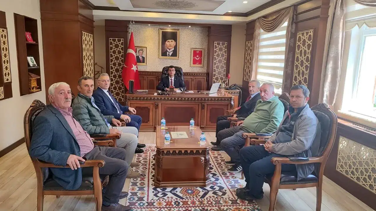 Başkan Yılmaz'dan Kalkandere yeni Kaymakamı Dinçel'e ziyaret