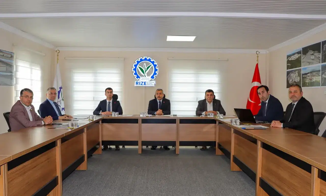 Rize OSB'de yönetim kurulu toplantısı yapıldı