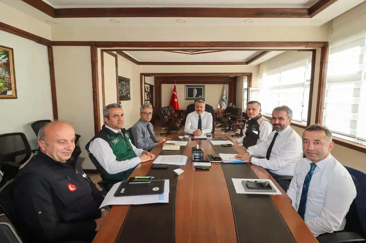 Rize'deki devam eden yatırımlar görüşüldü