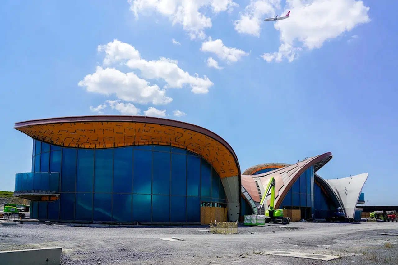  İstanbul Havalimanı'ndaki Genel Havacılık Terminali'nin yapımı sürüyor 