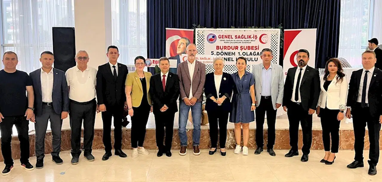 Genel Sağlık İş Burdur Şubesi'nde genel kurul yapıldı