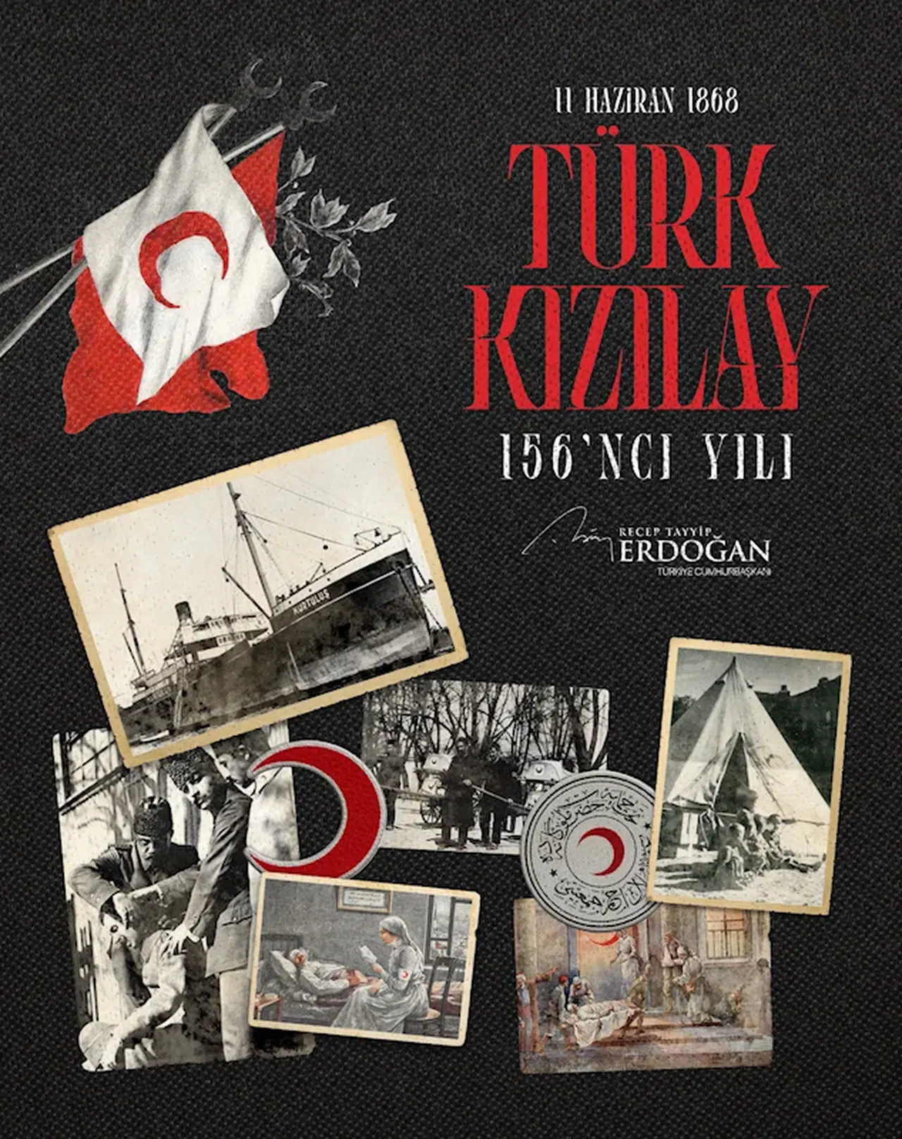 Cumhurbaşkanı Erdoğan, Türk Kızılay'ın 156'ncı kuruluş yıl dönümünü kutladı