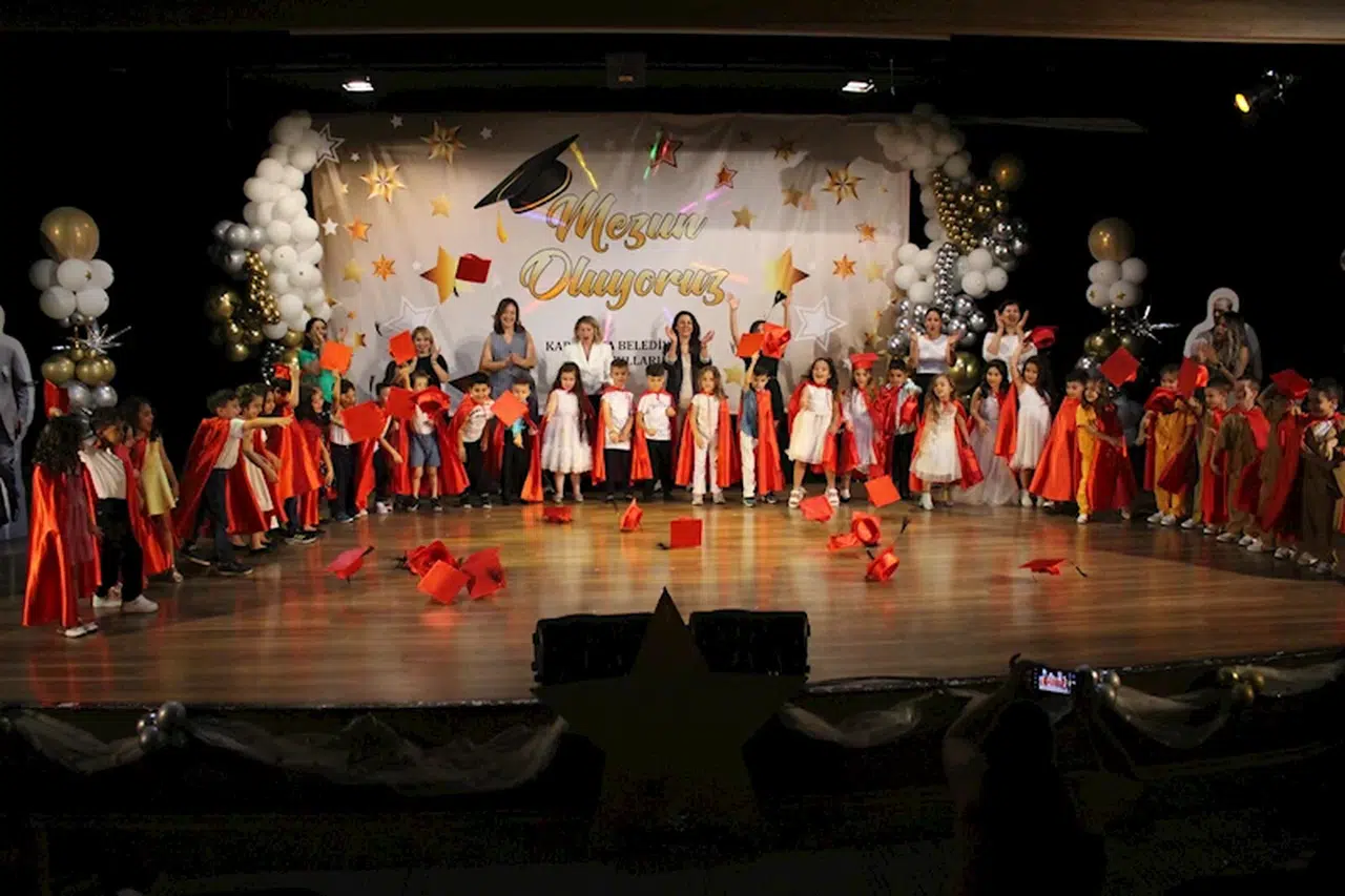 Karşıyaka'nın anaokullarında mezuniyet coşkusu
