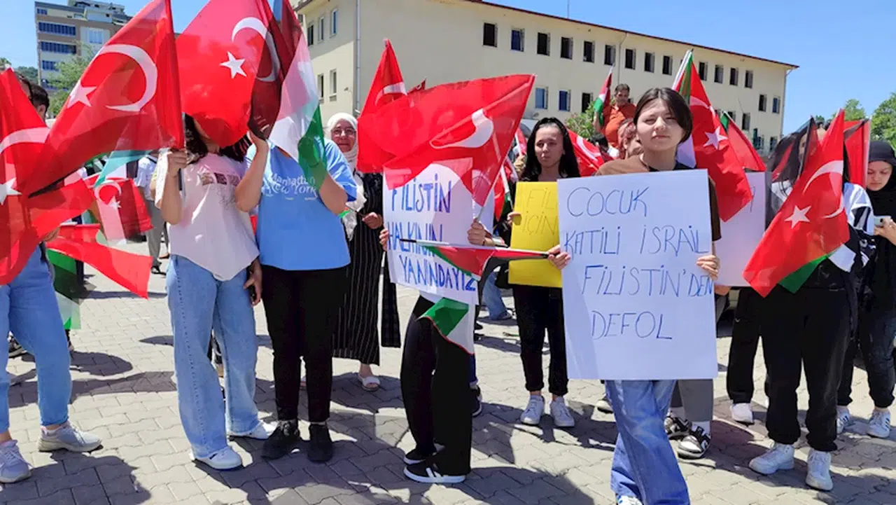 Samsun'da "İnsanlık İçin Yürüyoruz-Zulme Sessiz Kalma" yürüyüşü düzenlendi