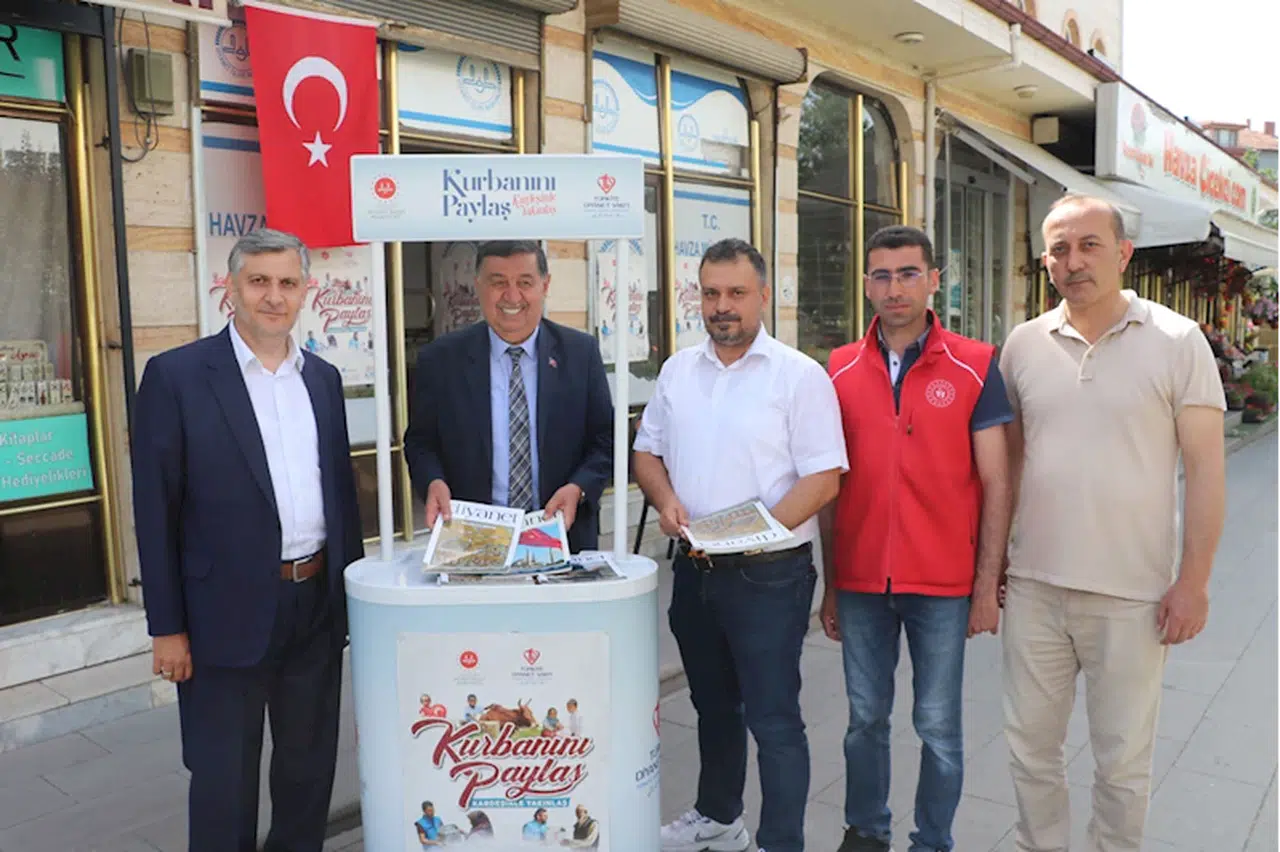 Havza'da Müftülük tarafından kurban bağış standı ve irtibat bürosu açıldı