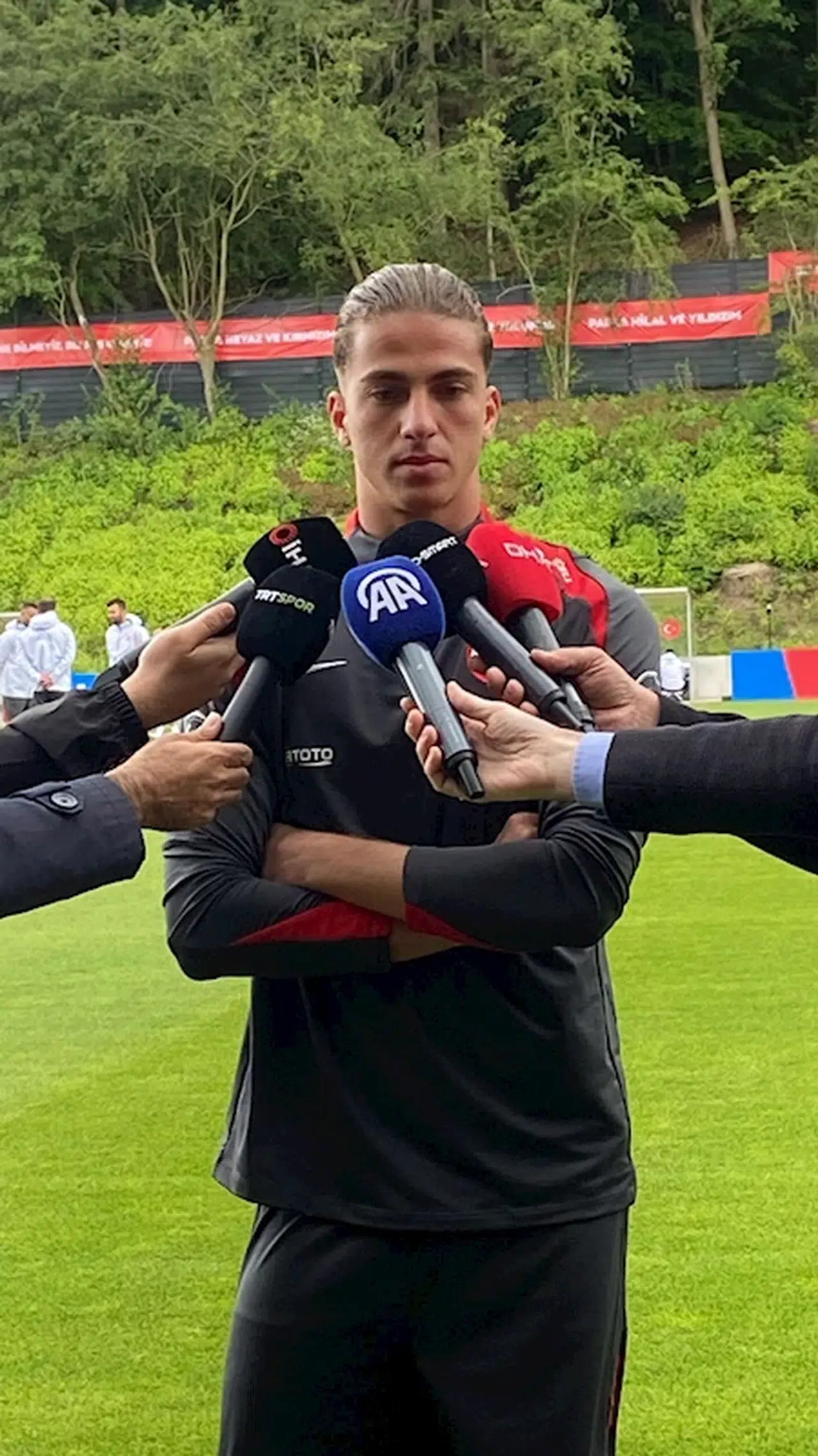 A Milli Futbol Takımı'nda Yusuf Yazıcı ve Bertuğ Yıldırım açıklamalarda bulundu