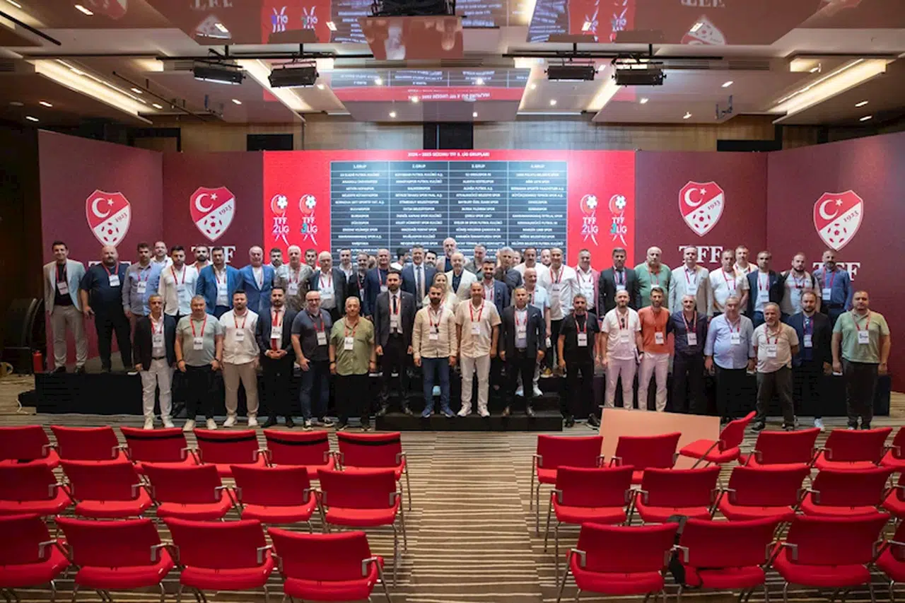 TFF 2. Lig ve TFF 3. Lig'de grup kuraları çekildi