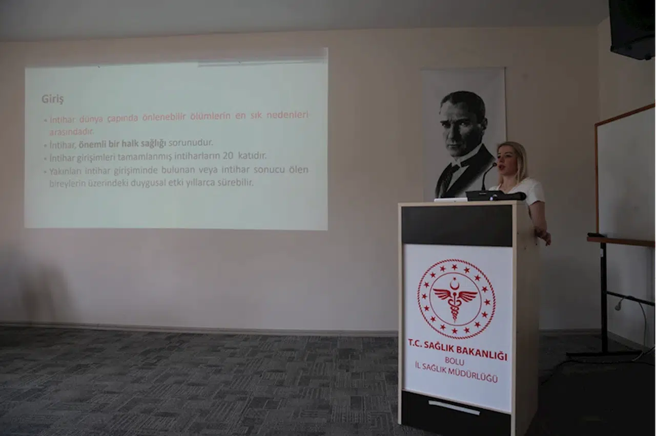 Bolu'da gazetecilere "İntiharı Önleme Farkındalık" eğitimi verildi