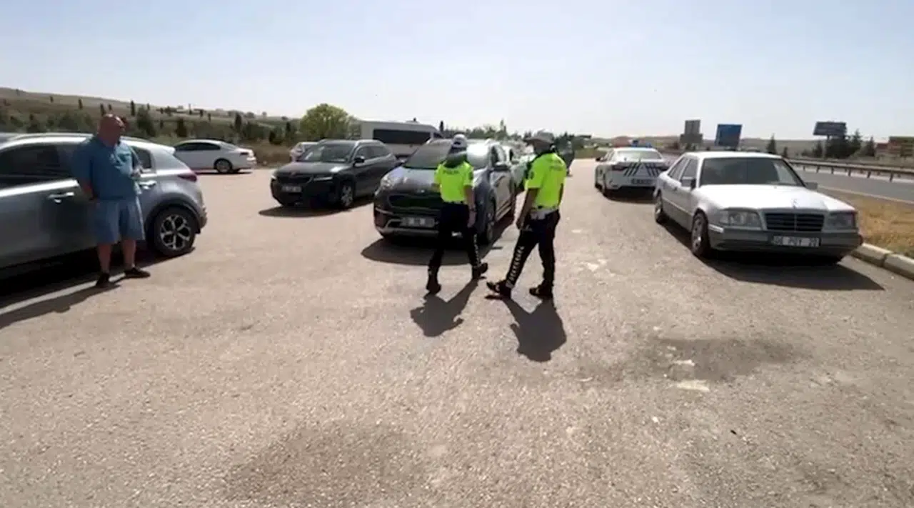 Ankara'da bayram trafiği denetimi