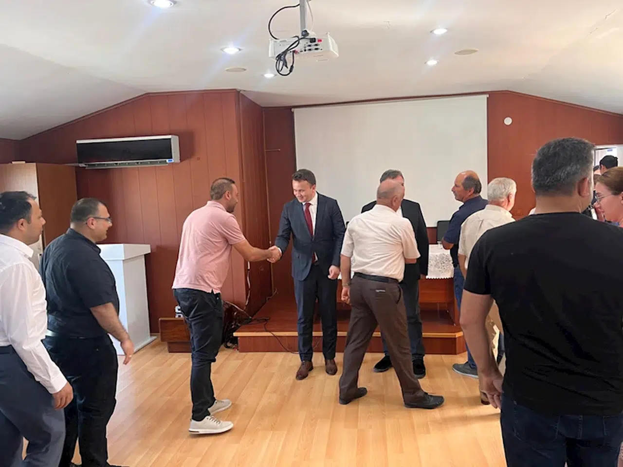 Gerze'de bayramlaşma töreni düzenlendi