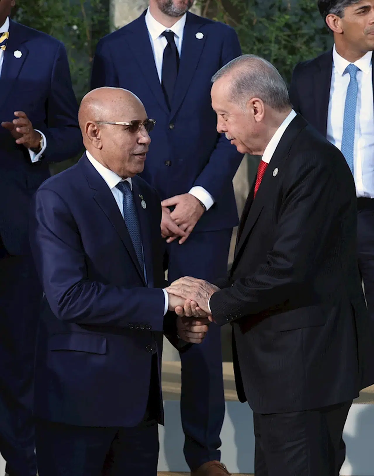 Cumhurbaşkanı Erdoğan, G7 Zirvesi'nde aile fotoğrafı çekimine katıldı