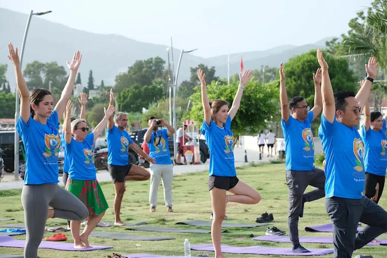 Bodrum'da Uluslararası Yoga Günü Etkinliği