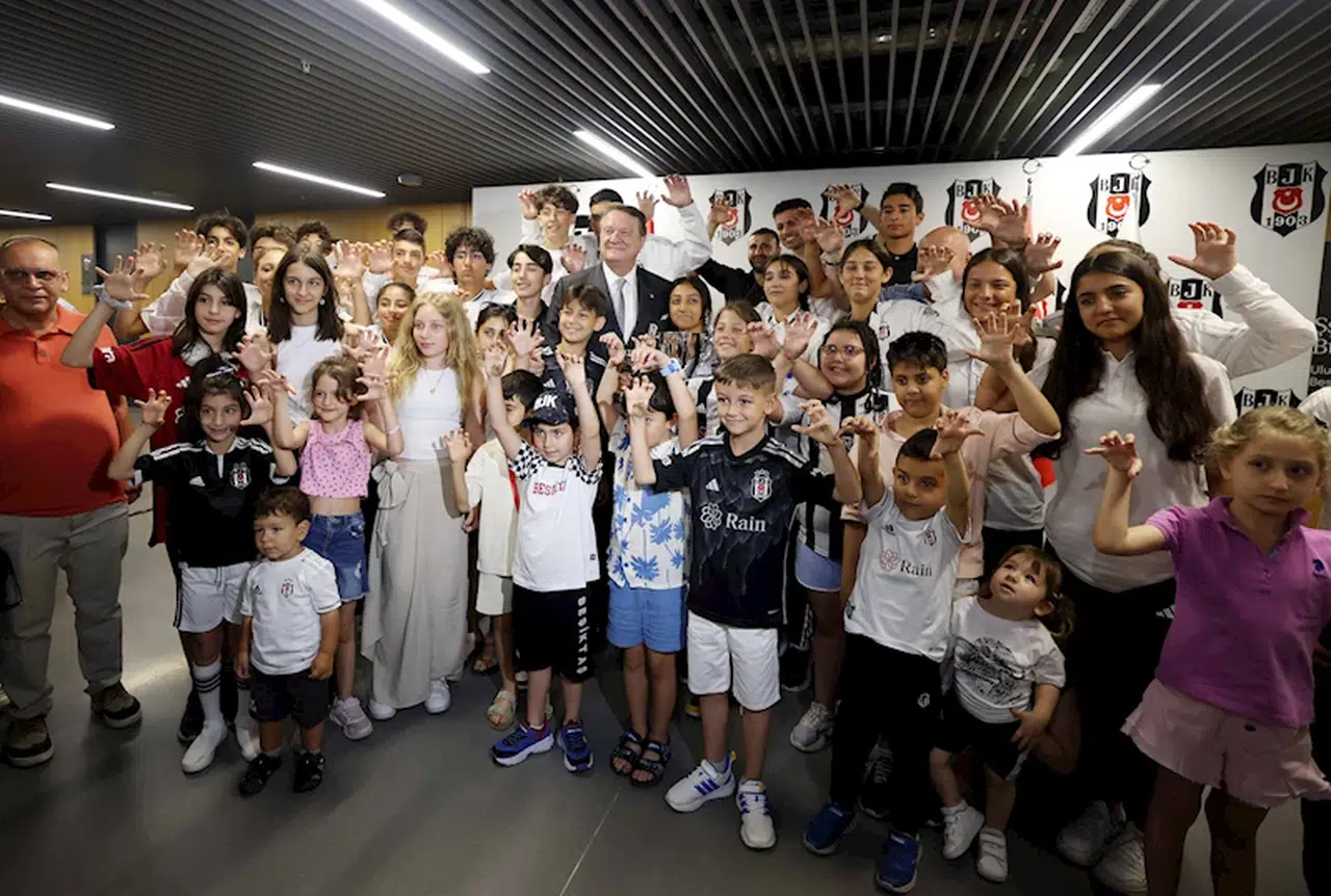 Beşiktaş Kulübü'nde geleneksel bayramlaşma töreni yapıldı