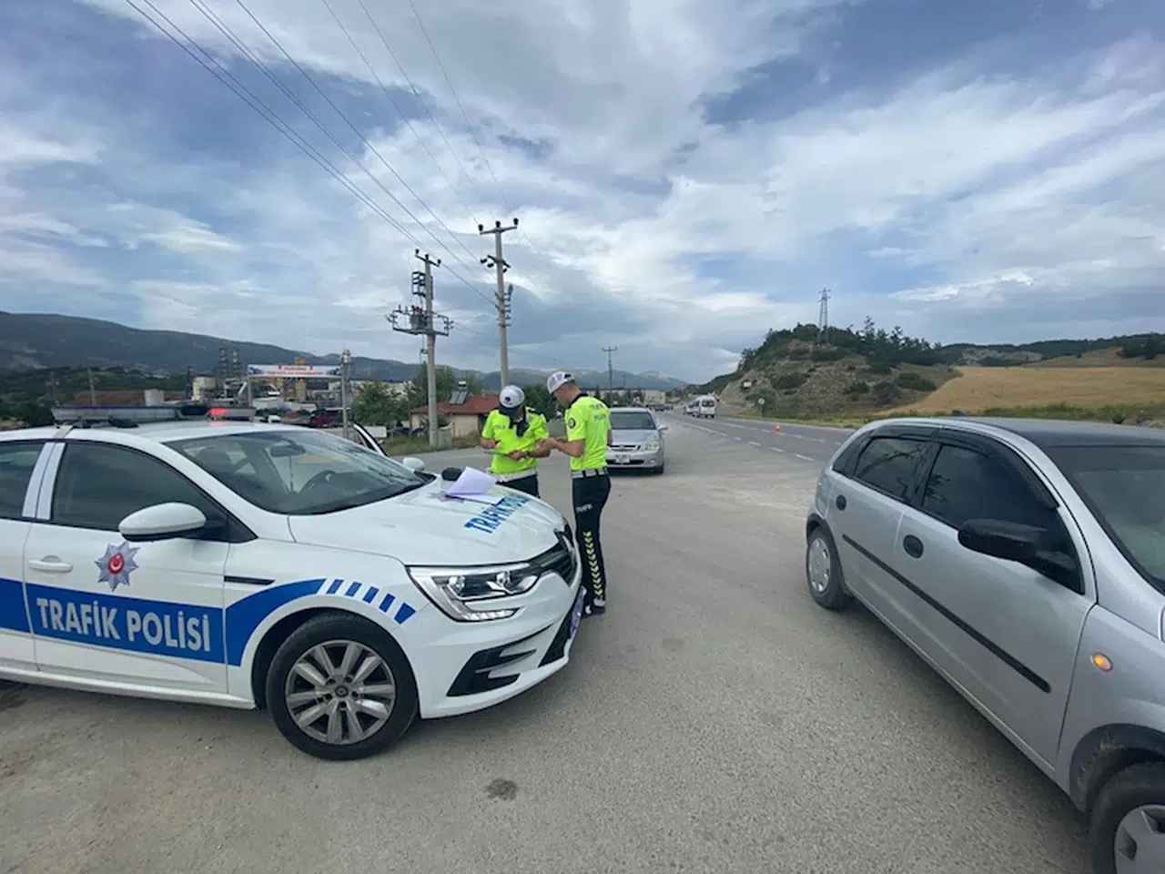 Mudurnu'da bayram trafiği tedbirleri artırıldı
