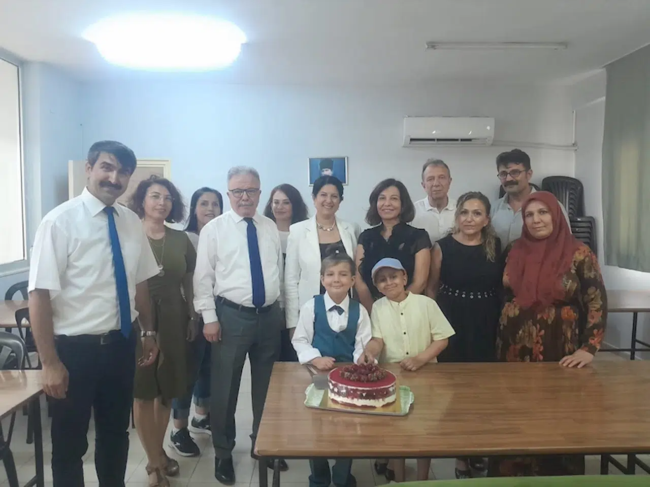 Hastane sınıfında karne heyecanı