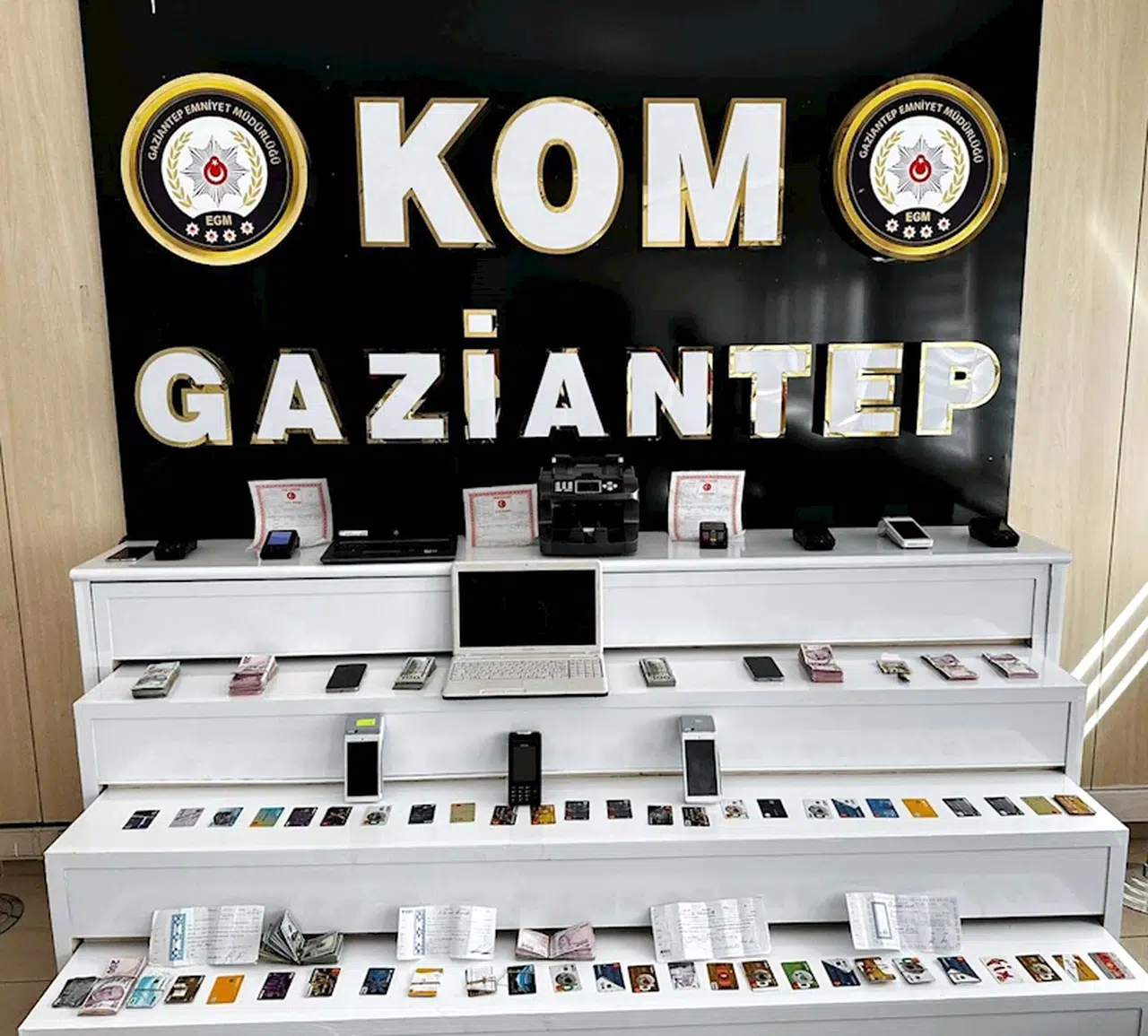 Gaziantep'te tefeci operasyonunda 6 tutuklama