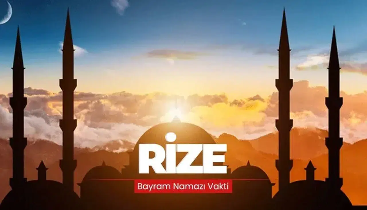 2024 Rize'de Kurban Bayramı namazı saat kaçta? Rize'de bayram namazı saat kaçta?