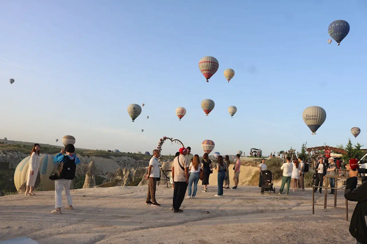 Kapadokya'yı 5 ayda 1 milyon 660 bin turist ziyaret etti