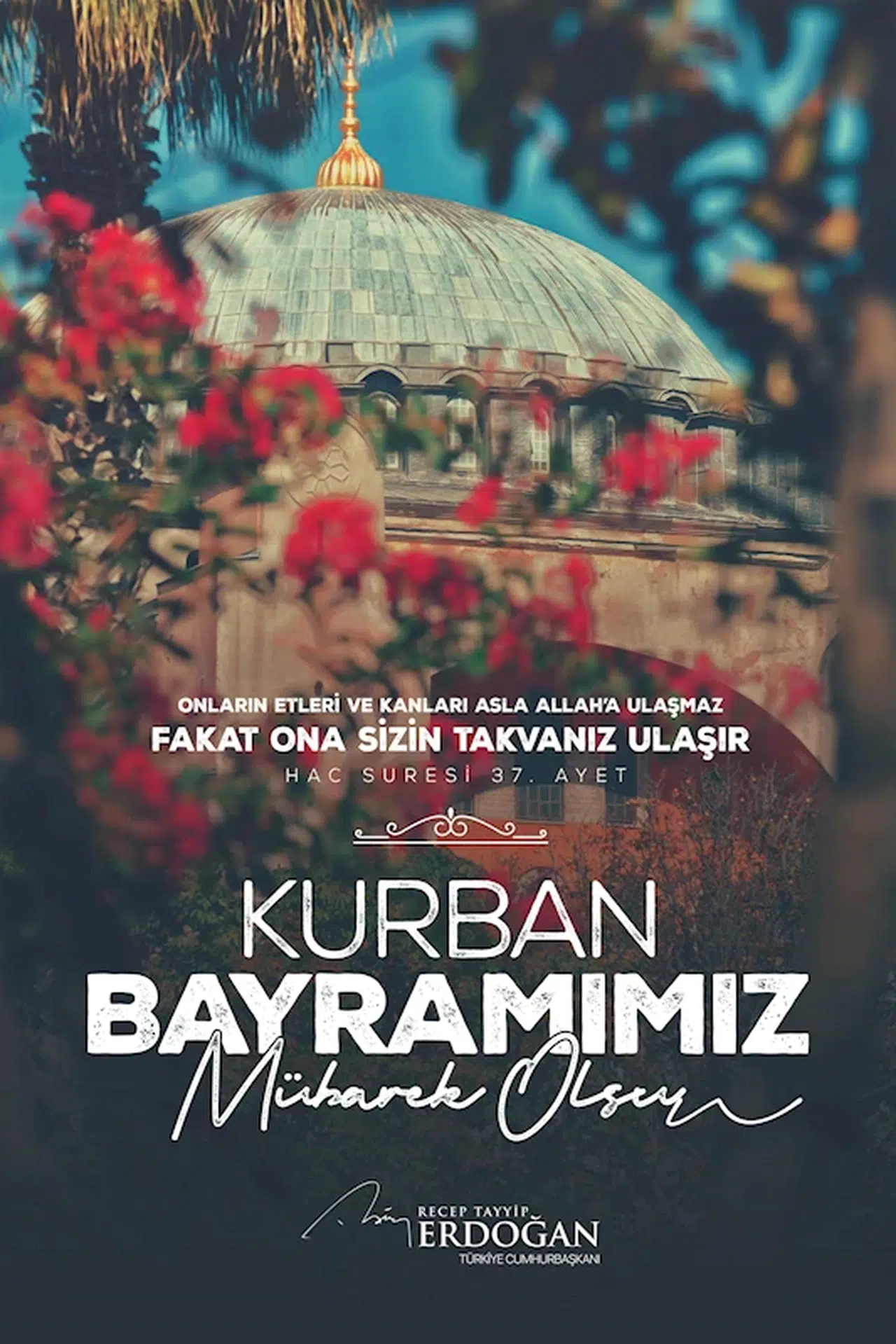 Cumhurbaşkanı Erdoğan: Milletimizin Kurban Bayramı'nı tebrik ediyorum