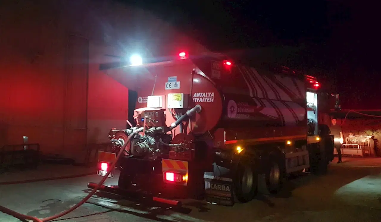 Manavgat'ta korkutan yangın