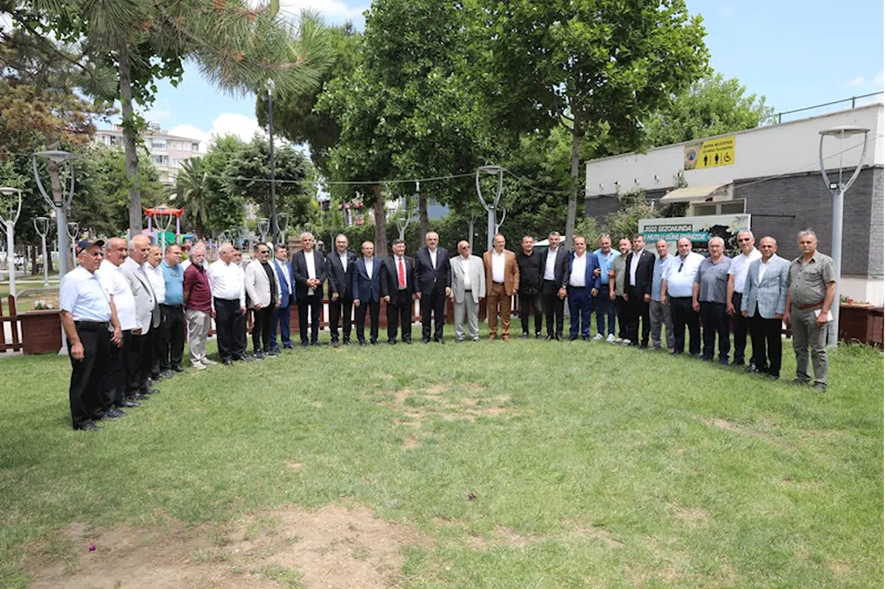 Bafra'da bayramlaşma programı düzenlendi