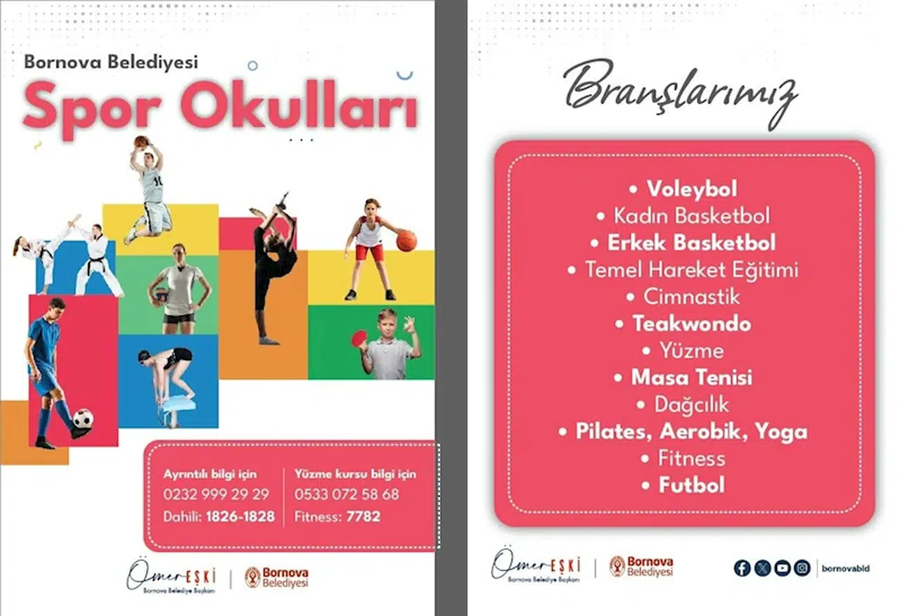 Bornova'da yaz spor okulu kayıtları başlıyor