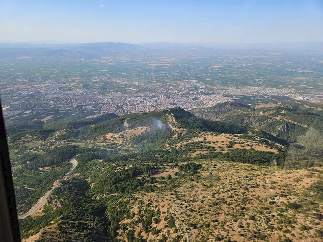 Spil Dağı'nda orman yangını (2)