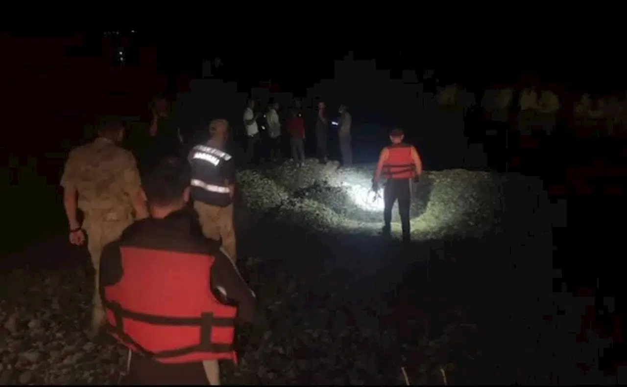 Batman'da, oluşan adacıkta mahsur kalan kardeşler kurtarıldı