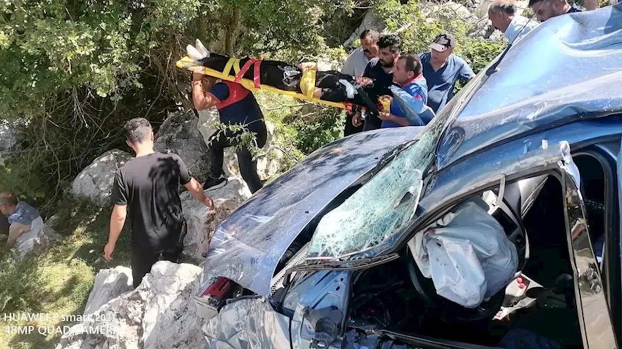 Osmaniye'de otomobil şarampole yuvarlandı: 5 yaralı