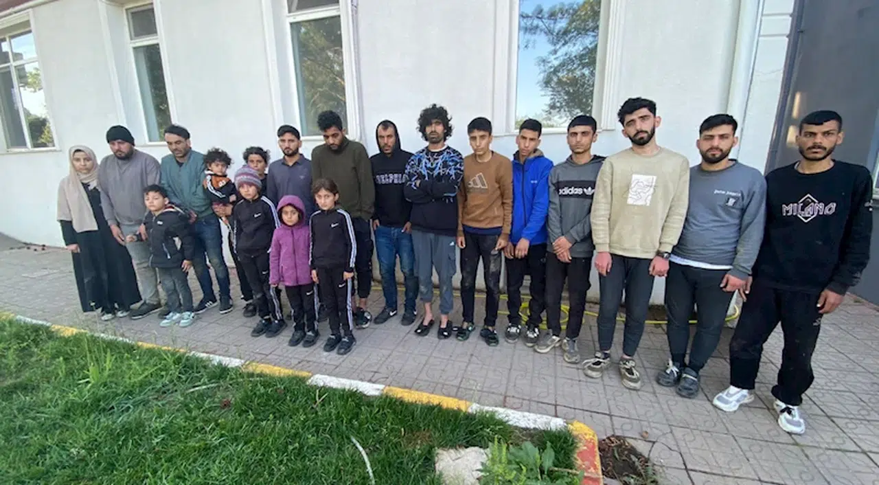 Edirne 36 kaçak göçmen yakalandı