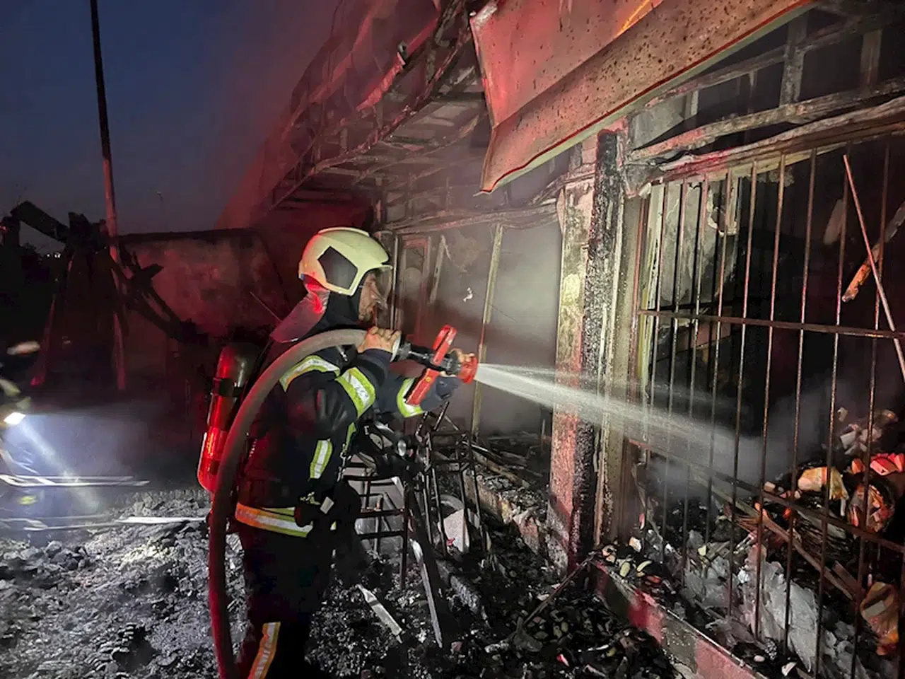 İzmit'te kafe yandı