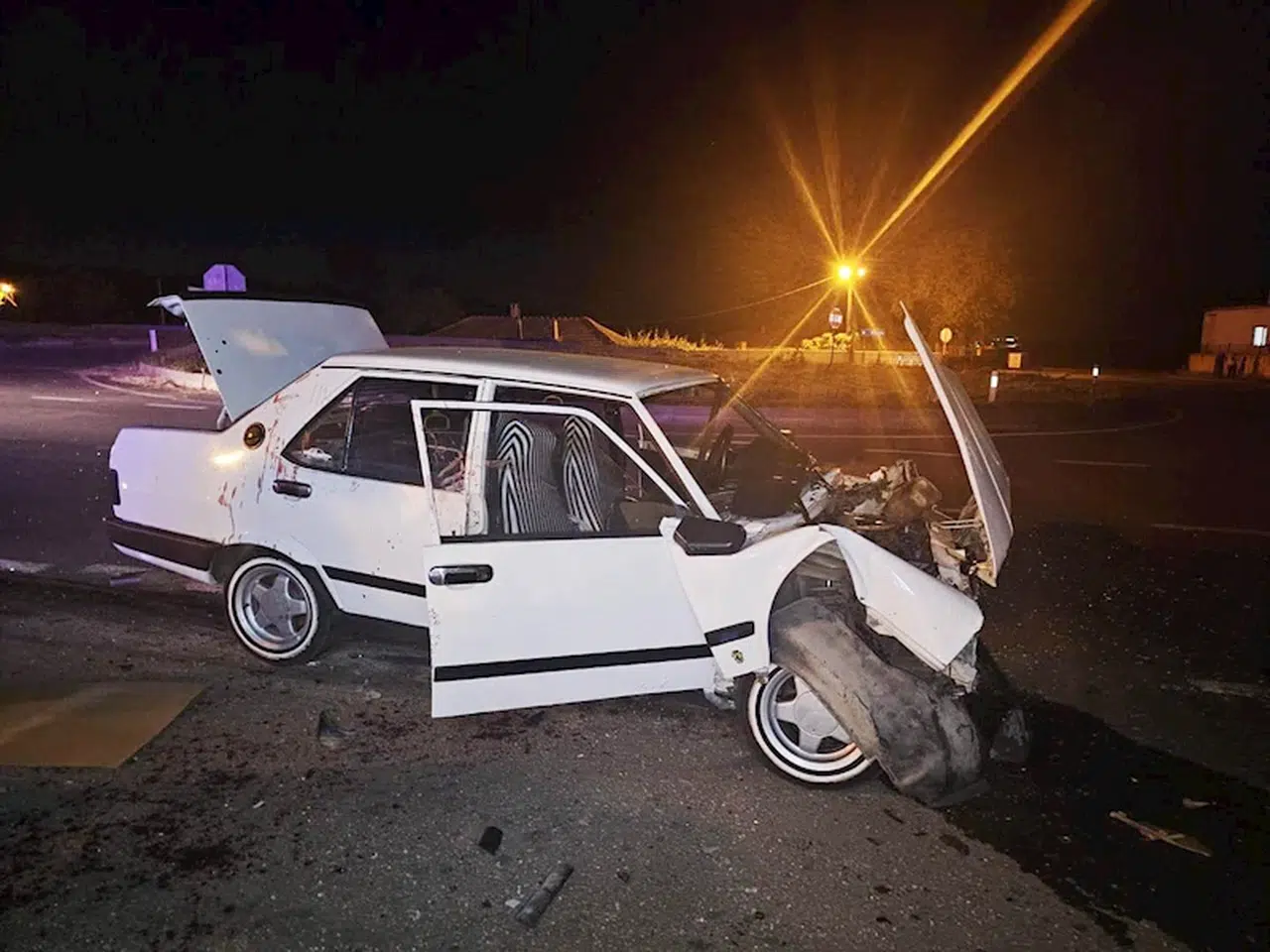 Malkara’da iki otomobil çarpıştı: 4 