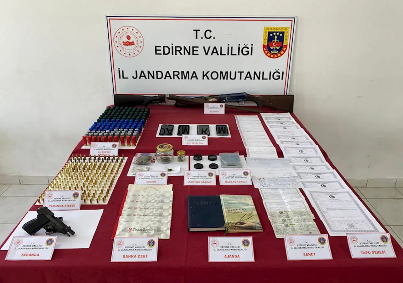 Edirne'de tefeci operasyonu: 4 gözaltı 
