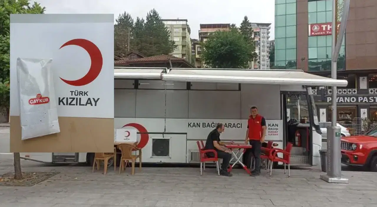 Rize'de Kan Bağışçısına Çaykur Çayı Hediye!