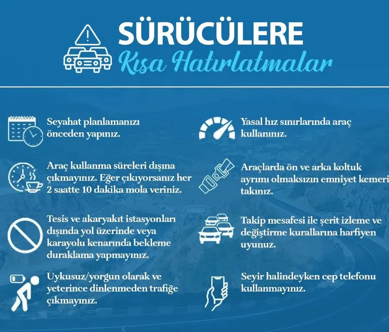 Artvin Valiliği'nden Bayram Dönüşü İçin Trafik Uyarısı