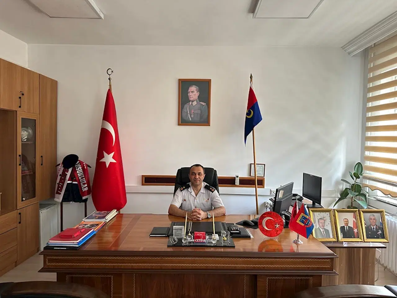 Vezirköprü İlçe Jandarma Komutanı Binbaşı Çetinkaya, Şırnak'a atandı