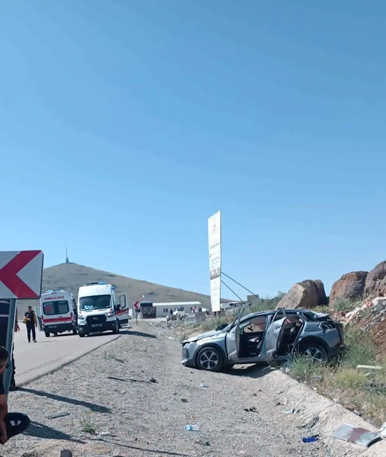 Malatya'da otomobil takla attı: 1 ölü, 3 yaralı 