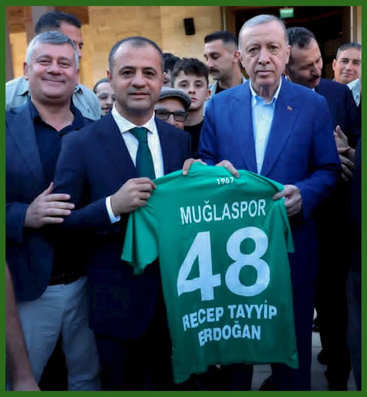 Muğlaspor Başkanı Kıyanç'tan Cumhurbaşkanı Erdoğan'a ziyaret