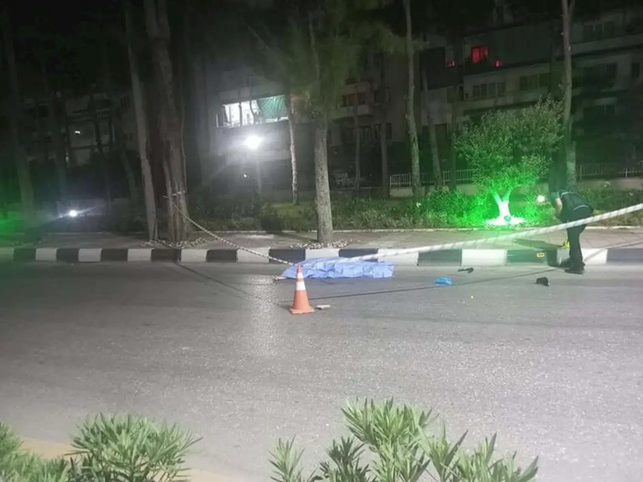 Manisa'da, devrilen motosikletin sürücüsü öldü