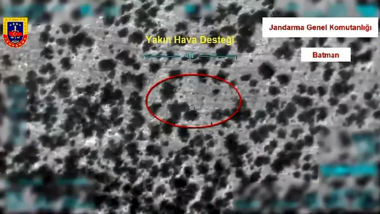 Batman kırsalında 1'i kırmızı kategoride aranan 2 terörist etkisiz hale getirildi