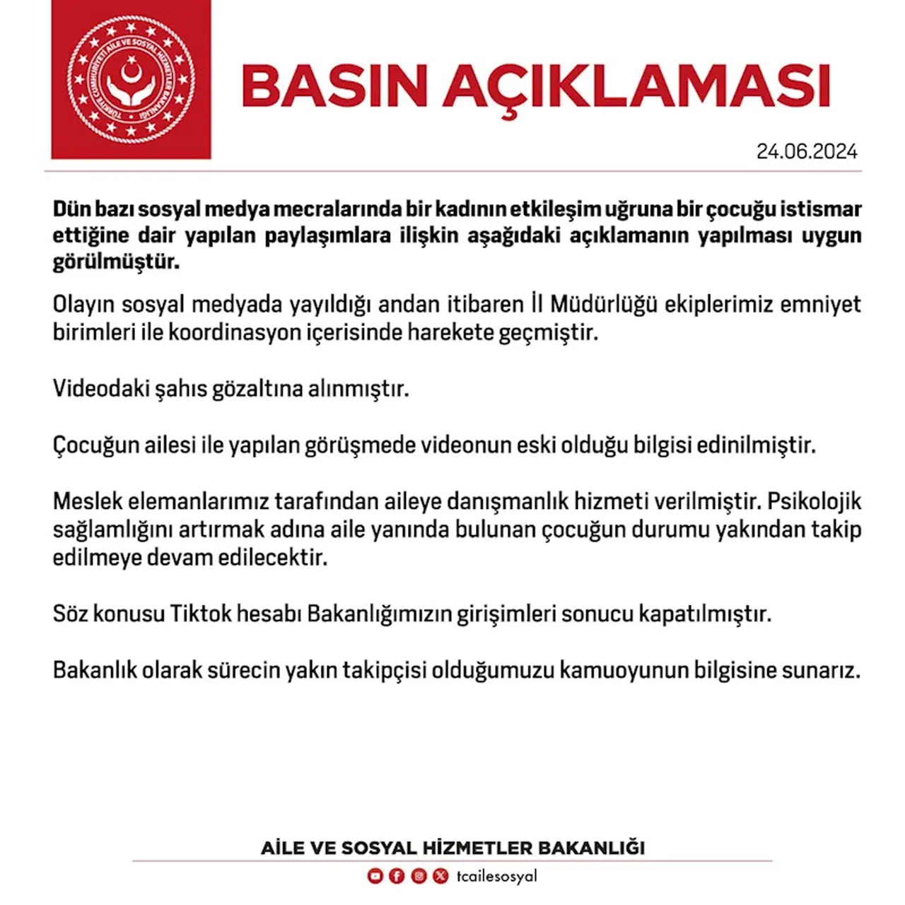 Sosyal medyada çocuk istismarına gözaltı