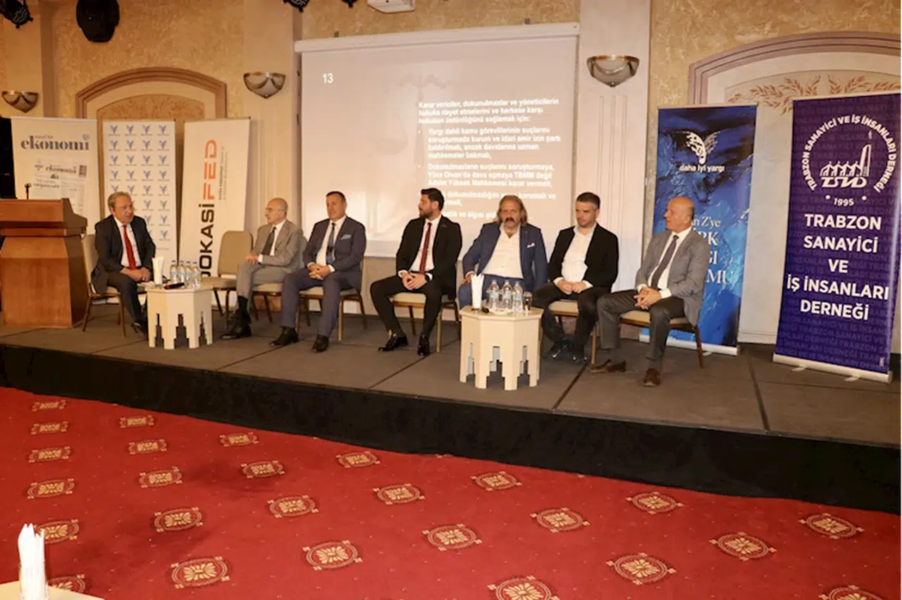 Trabzon'da ekonomi ve hukuk buluşması düzenlendi