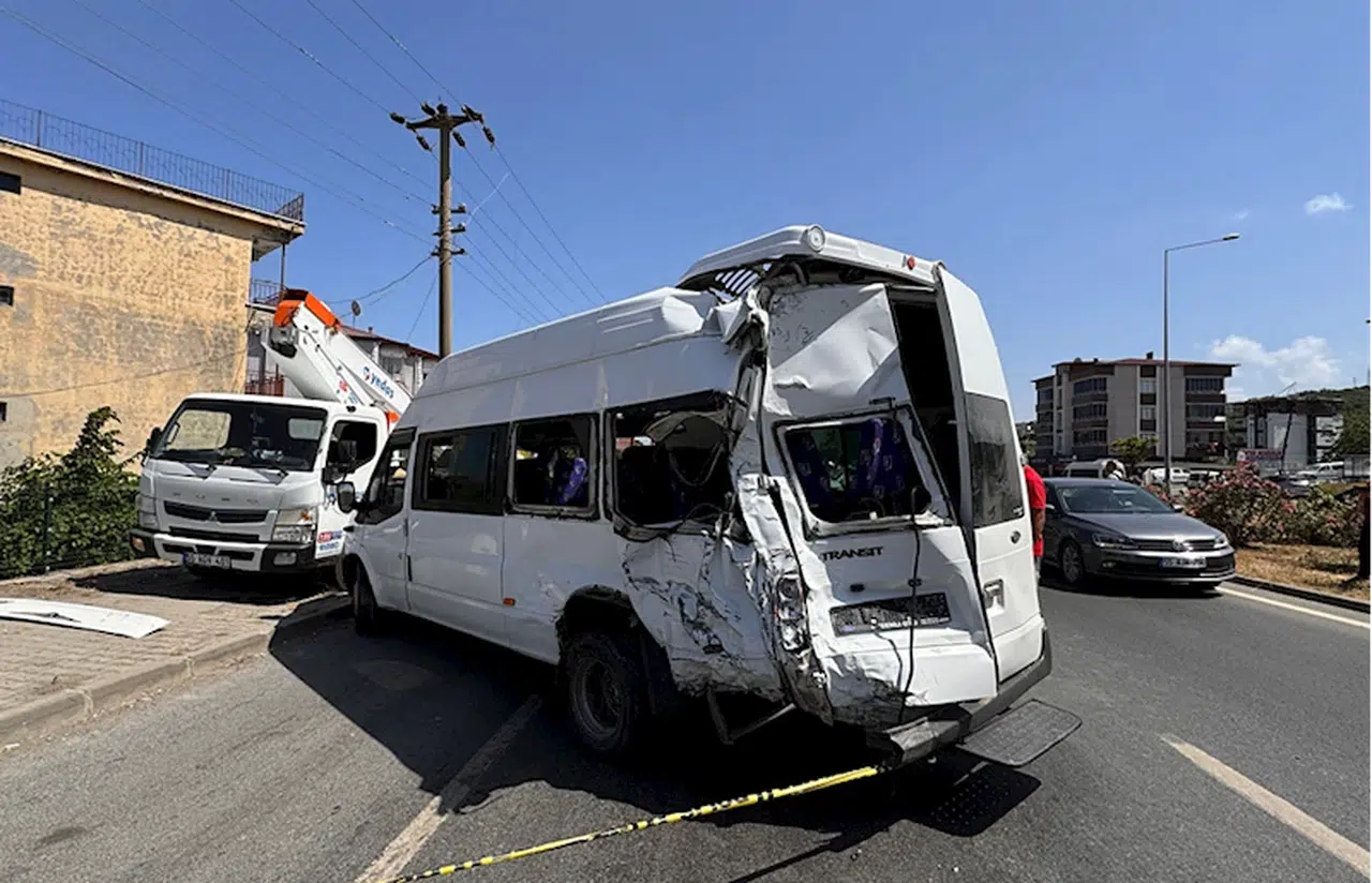 Samsun'daki trafik kazasında 11 kişi yaralandı