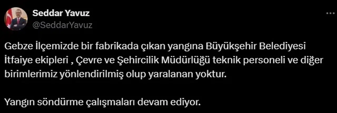 Gebze'de boya fabrikasında yangın (2)