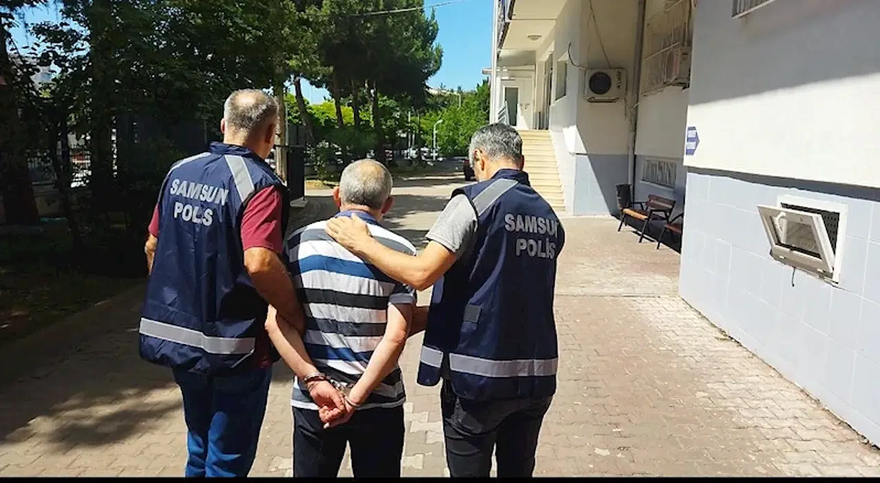 Samsun'da 10 yıl 10 ay hapisle aranan hükümlü, yakalandı