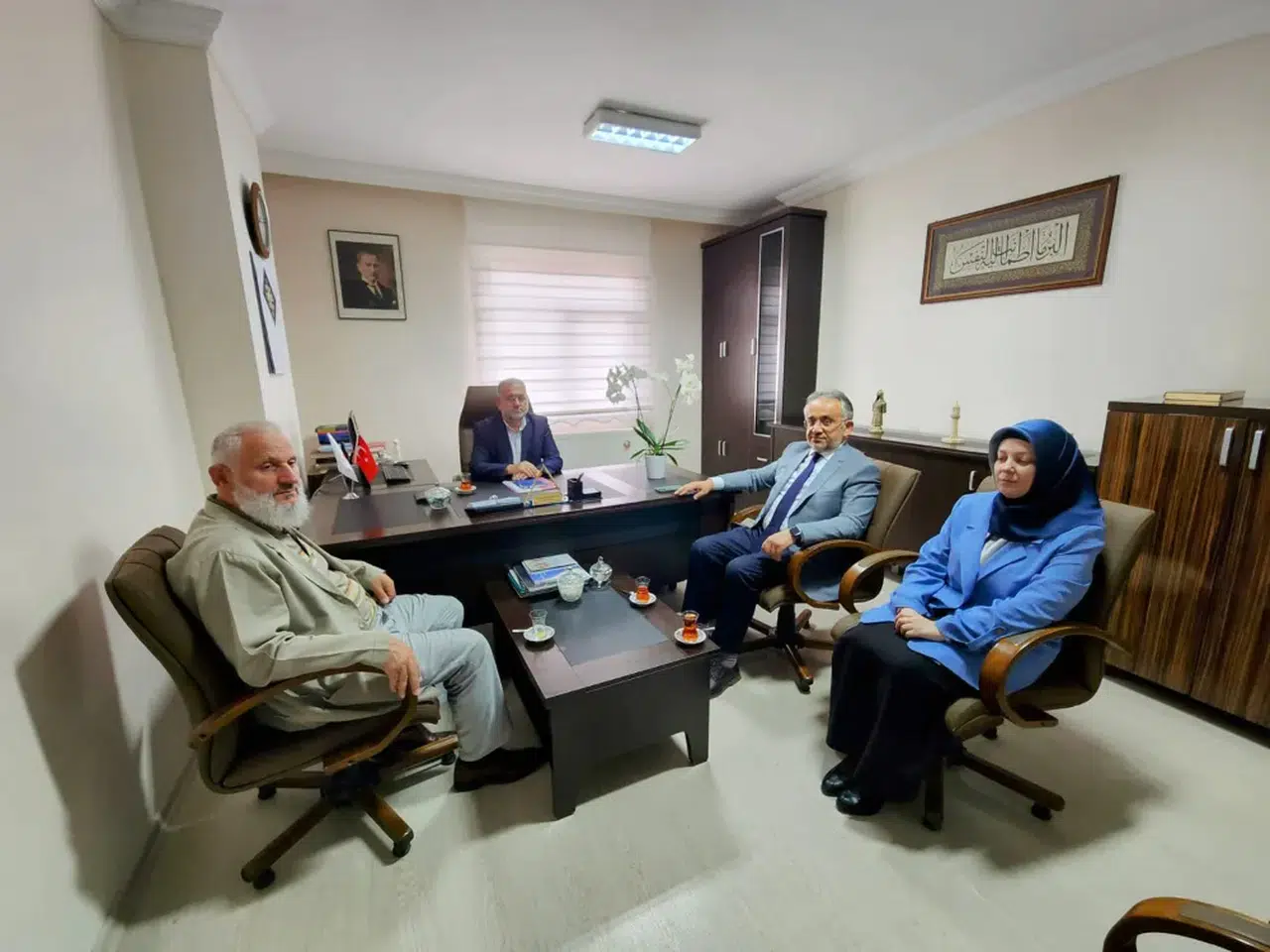 Bayburt İl Müftülüğü'nde Yeni Göreve Başlayan Nurettin Akgül'e Hayırlı Olsun Ziyareti