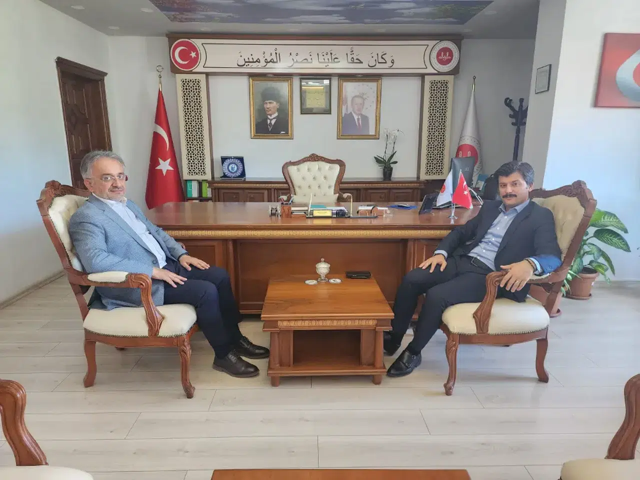 Çankırı'nın Yeni Başsavcısı Yücedağ, Bayburt İl Müftüsü Danacı'ya Veda Ziyaretinde